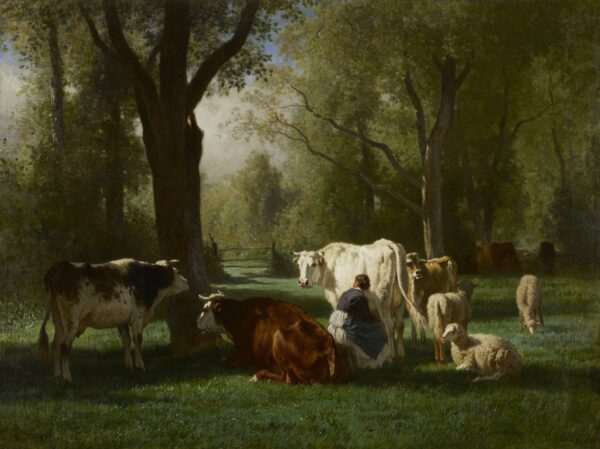 Landscape With Cattle and Sheep