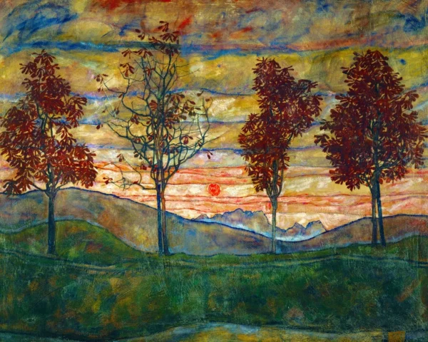 Four Trees, 1917