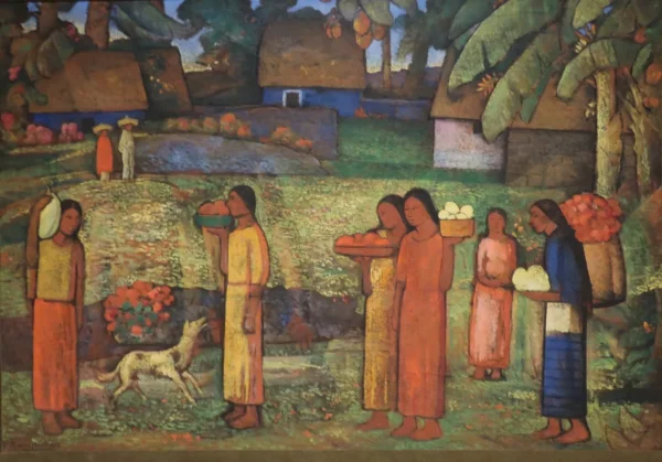 Women Carrying Food