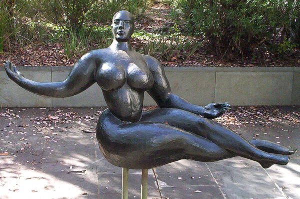 Floating Figure is a 1927 sculpture after the original by Gaston Lachaise