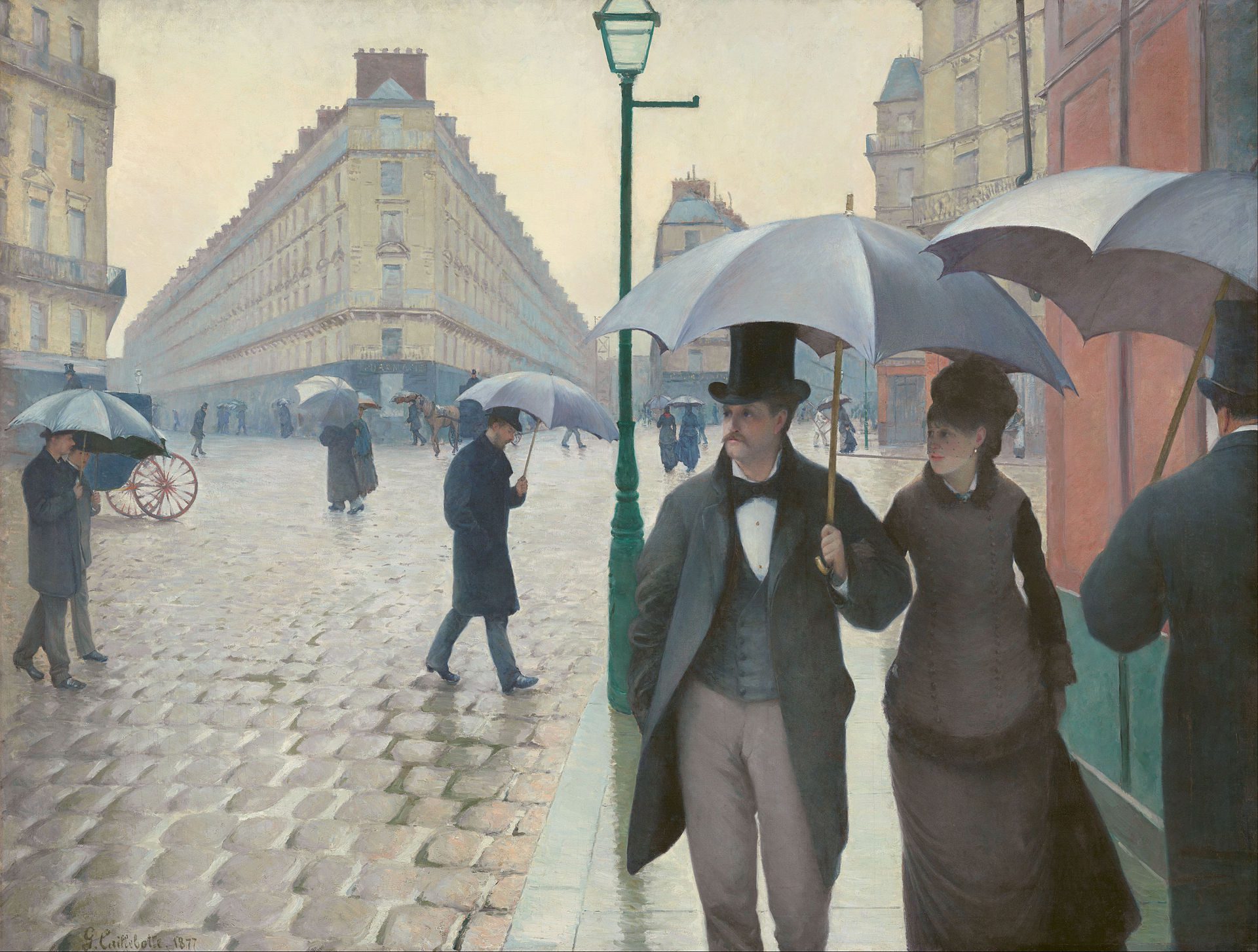 4- Paris Street; Rainy Day, Gustave_Caillebot 4- Paris Street; Rainy Day, Gustave_Caillebot