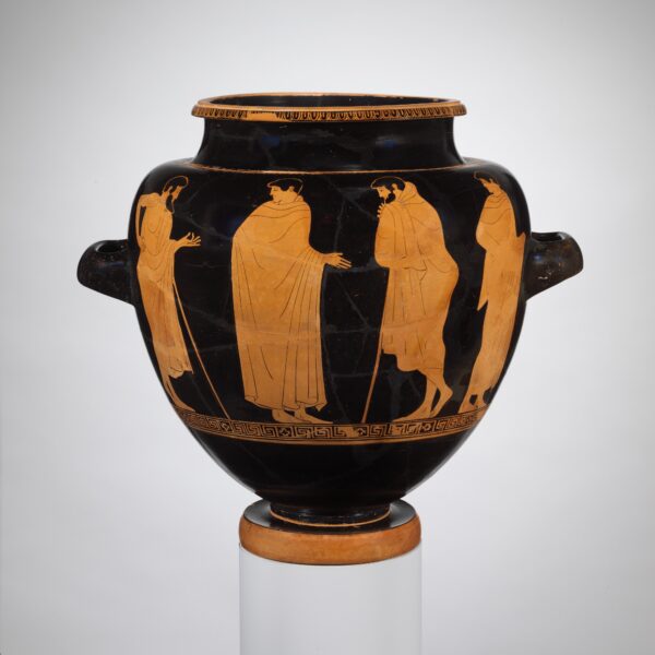 Terracotta stamnos (jar)