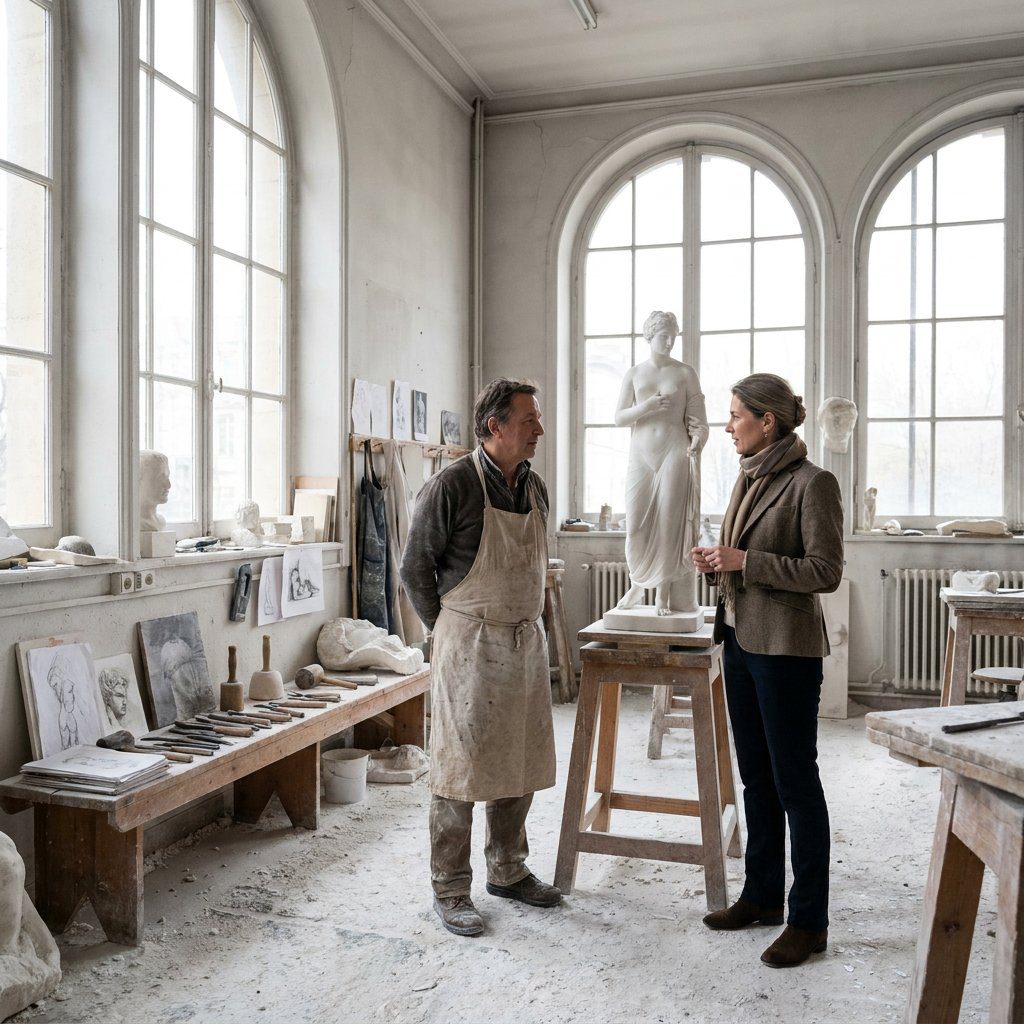 Commission a marble statue replica